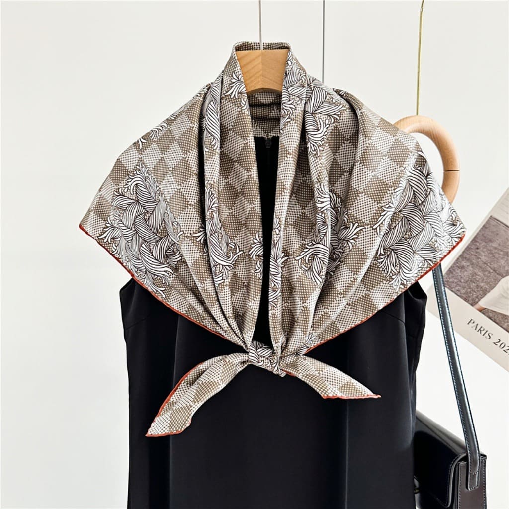 MaraSilk Pure Mulberry Silk Scarf - Square Twill MS362