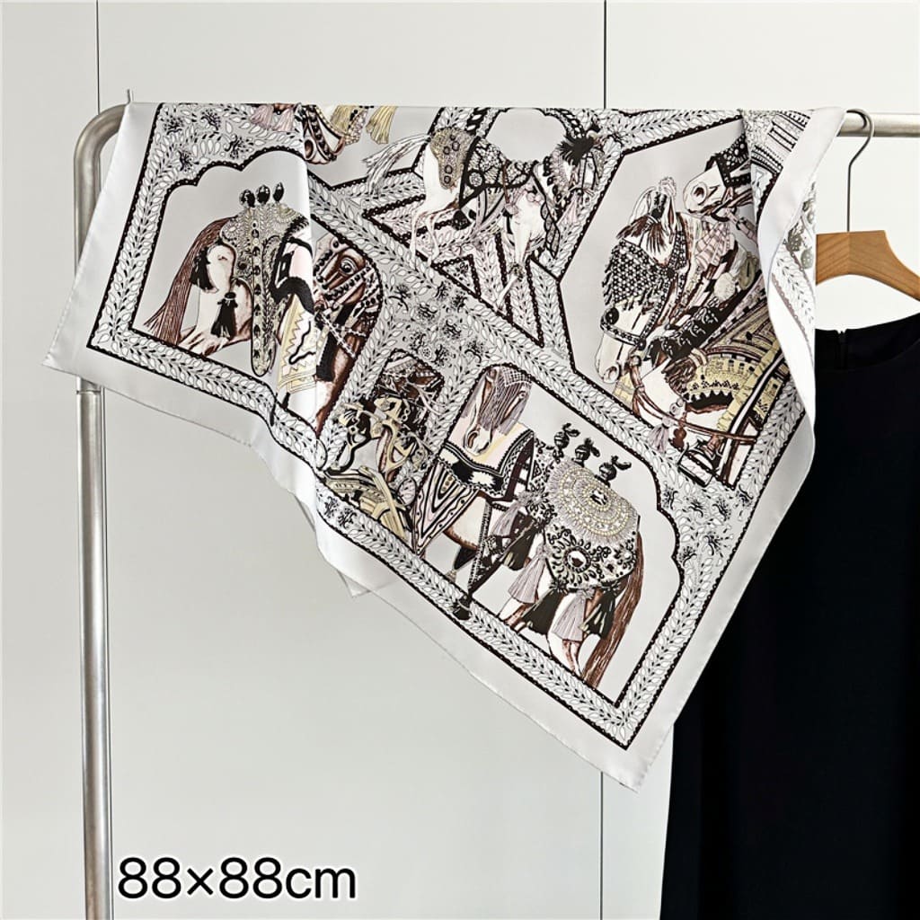 MaraSilk Pure Mulberry Silk Scarf - Square Twill MS363