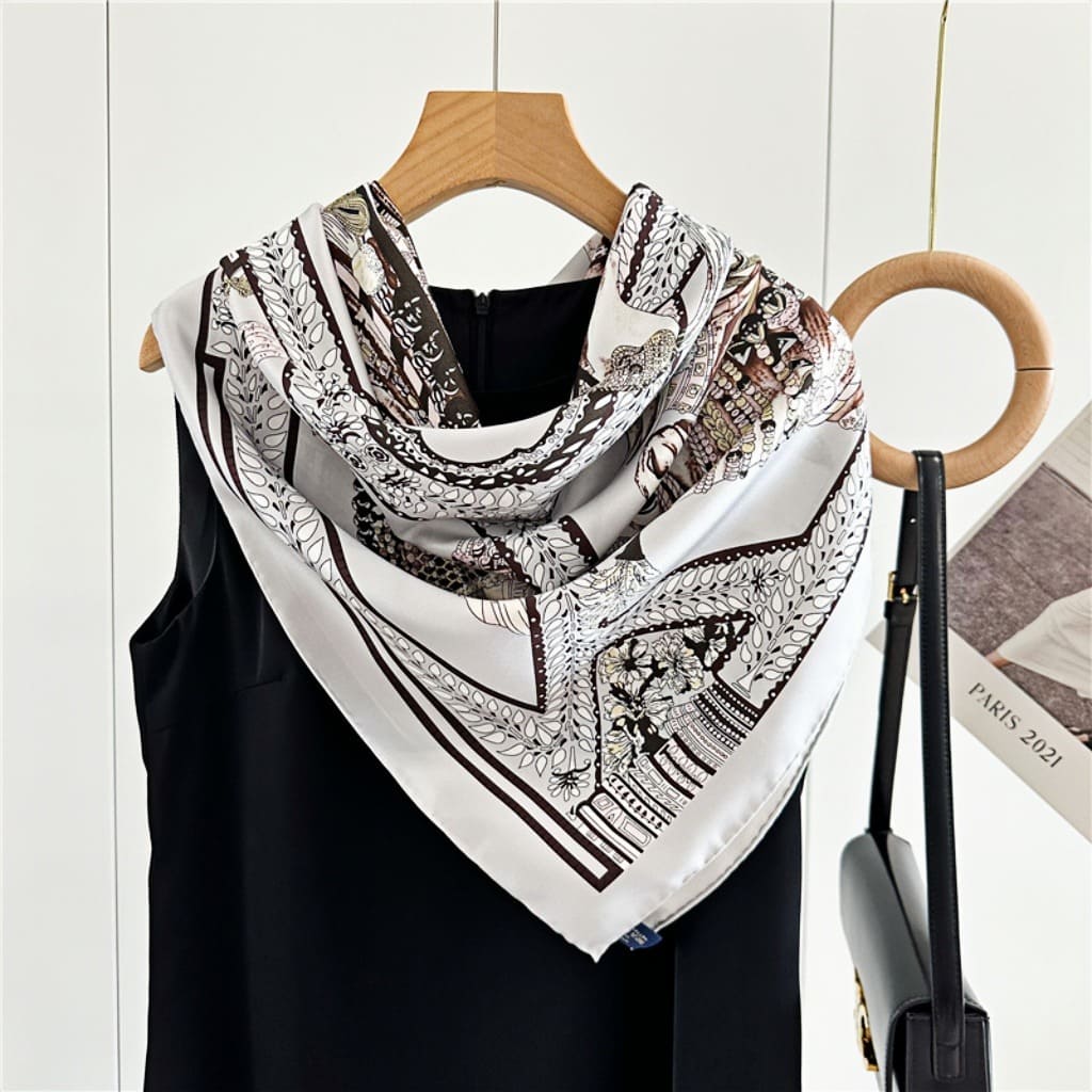 MaraSilk Pure Mulberry Silk Scarf - Square Twill MS363