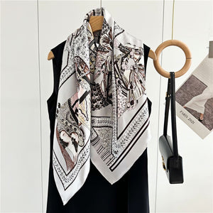 MaraSilk Pure Mulberry Silk Scarf - Square Twill MS363