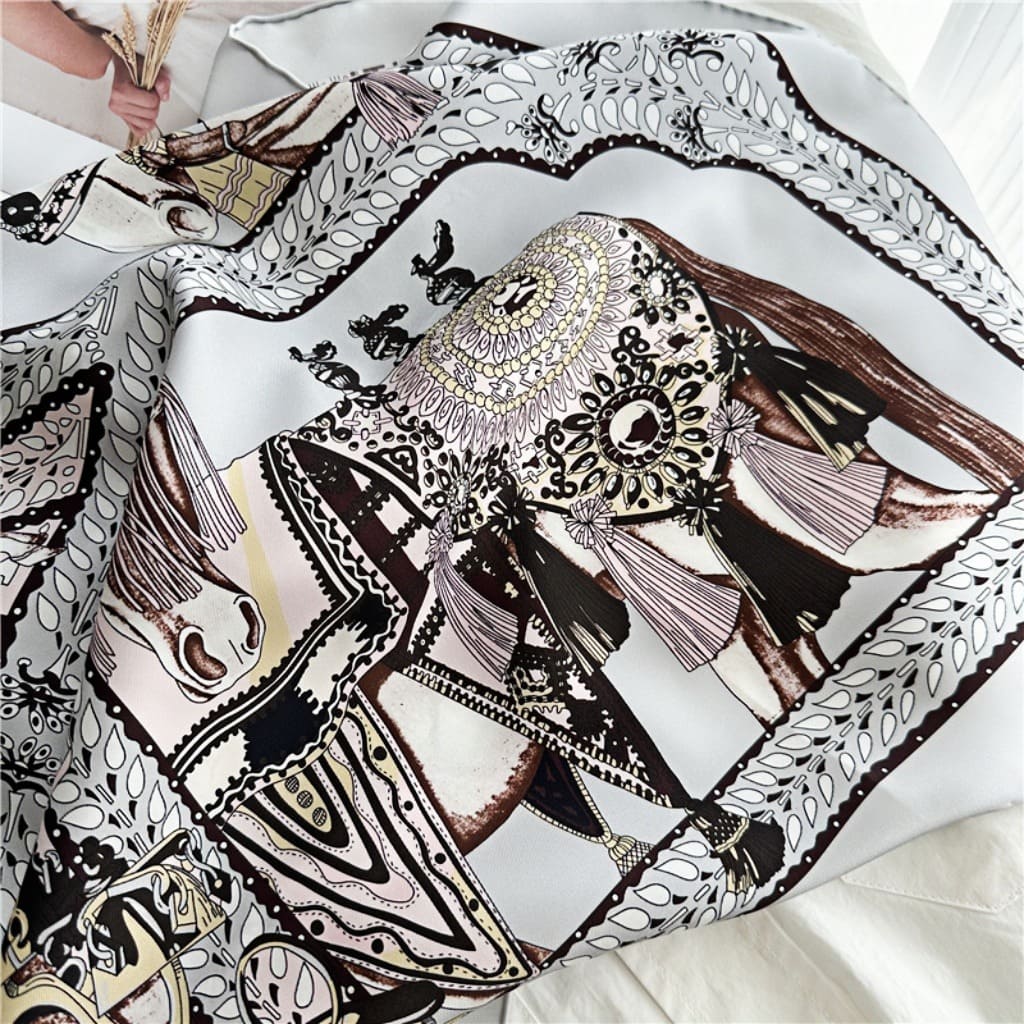 MaraSilk Pure Mulberry Silk Scarf - Square Twill MS363