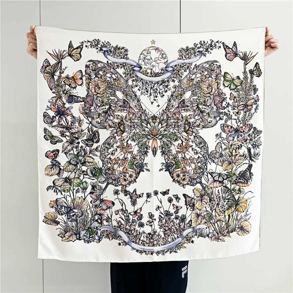 MaraSilk Pure Mulberry Silk Scarf - Square Twill MS365 34" x 34" MS36501