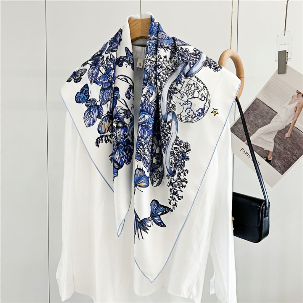 MaraSilk Pure Mulberry Silk Scarf - Square Twill MS365