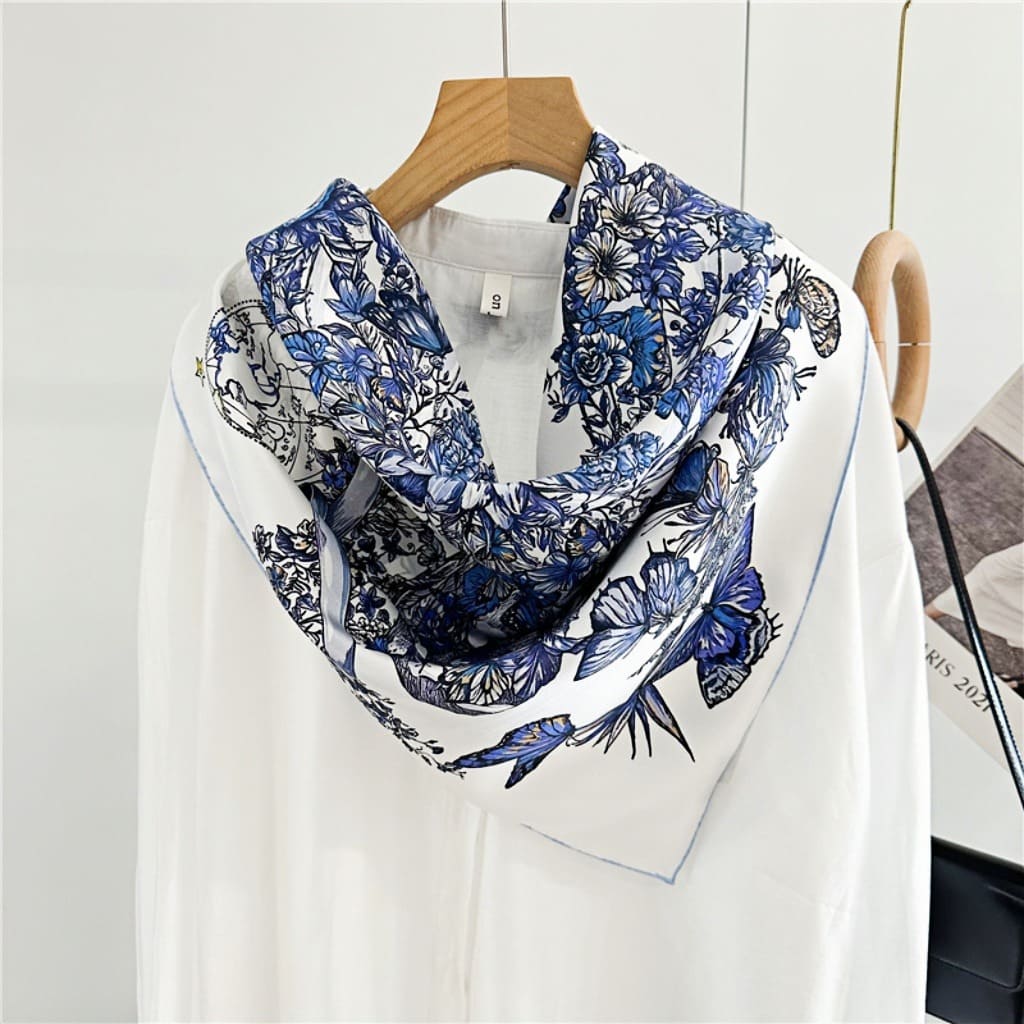 MaraSilk Pure Mulberry Silk Scarf - Square Twill MS365