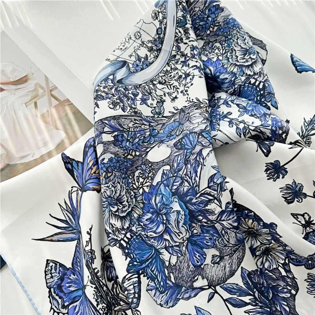 MaraSilk Pure Mulberry Silk Scarf - Square Twill MS365