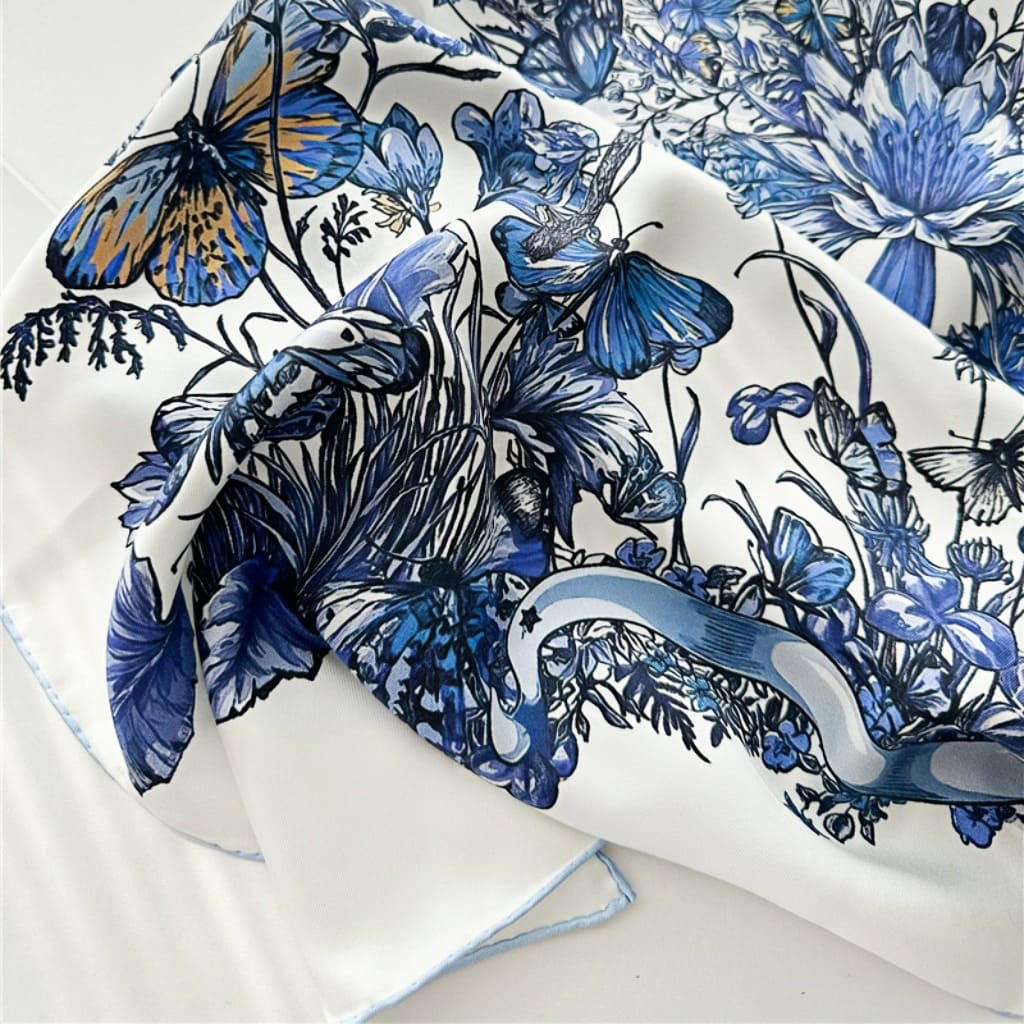 MaraSilk Pure Mulberry Silk Scarf - Square Twill MS365