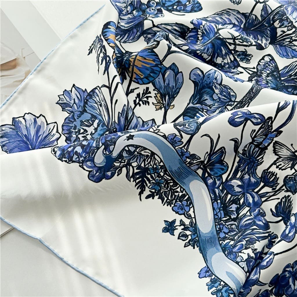 MaraSilk Pure Mulberry Silk Scarf - Square Twill MS365