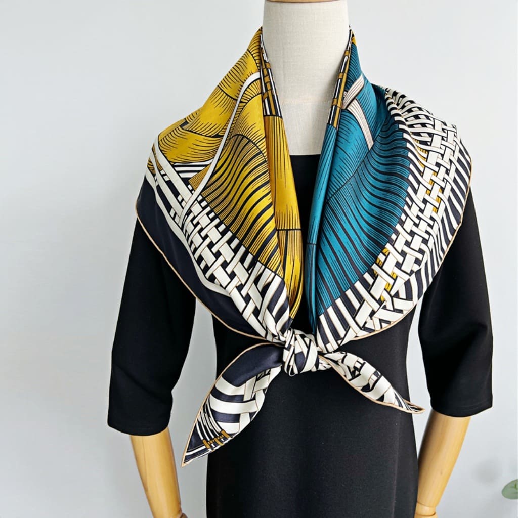 MaraSilk Pure Mulberry Silk Scarf - Square Twill MS366 34" x 34" MS36601