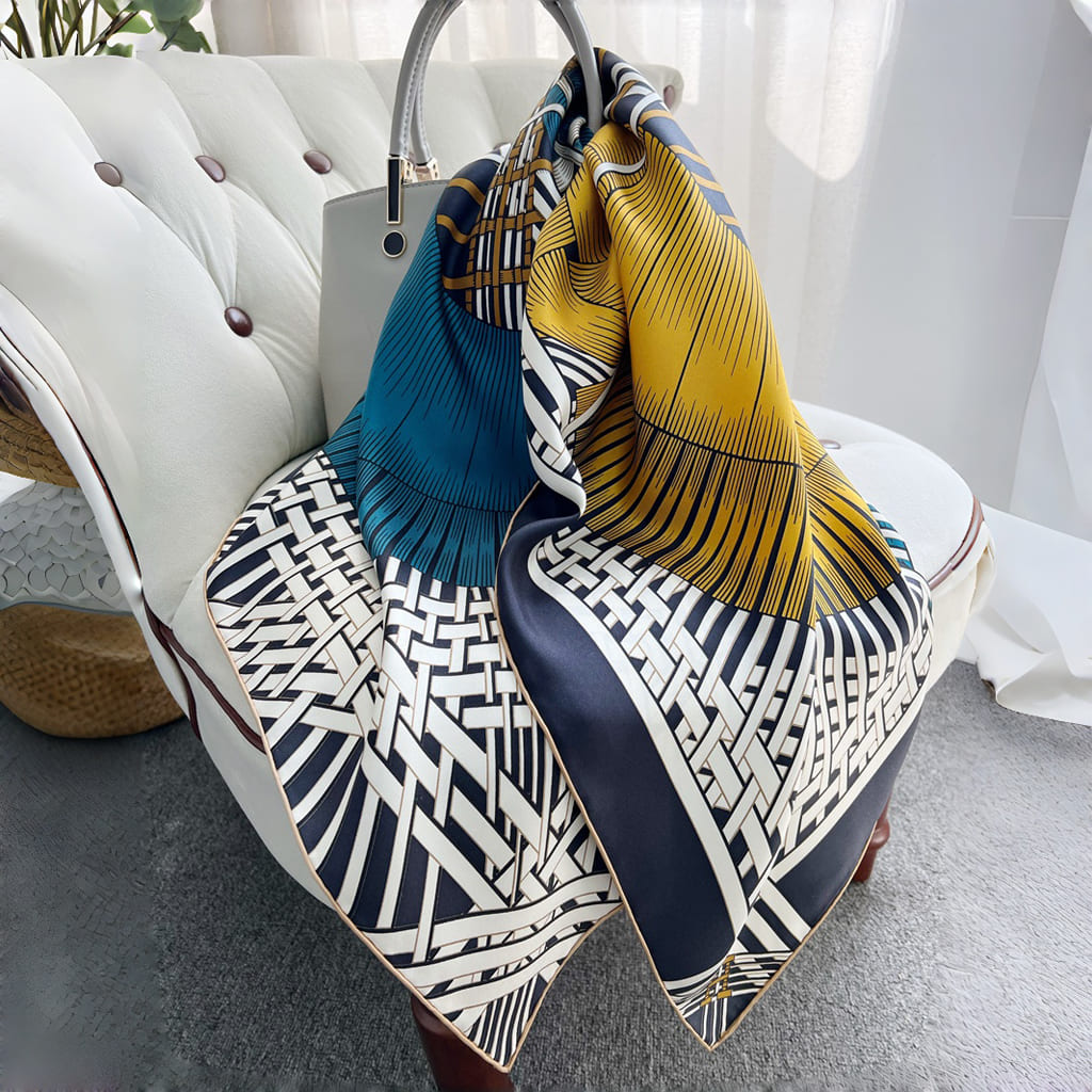 MaraSilk Pure Mulberry Silk Scarf - Square Twill MS366