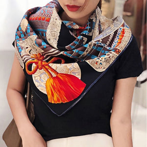 MaraSilk Pure Mulberry Silk Scarf - Square Twill MS367