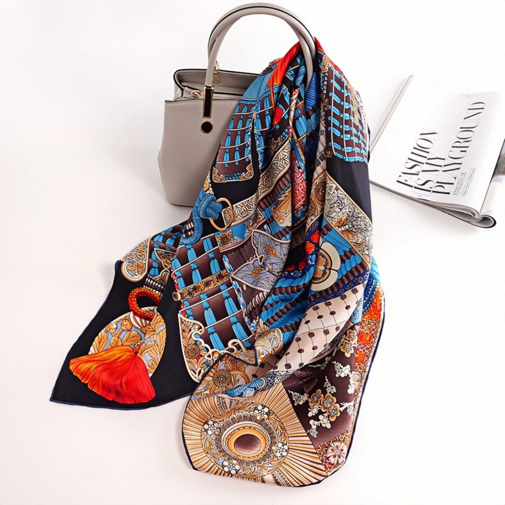 MaraSilk Pure Mulberry Silk Scarf - Square Twill MS367