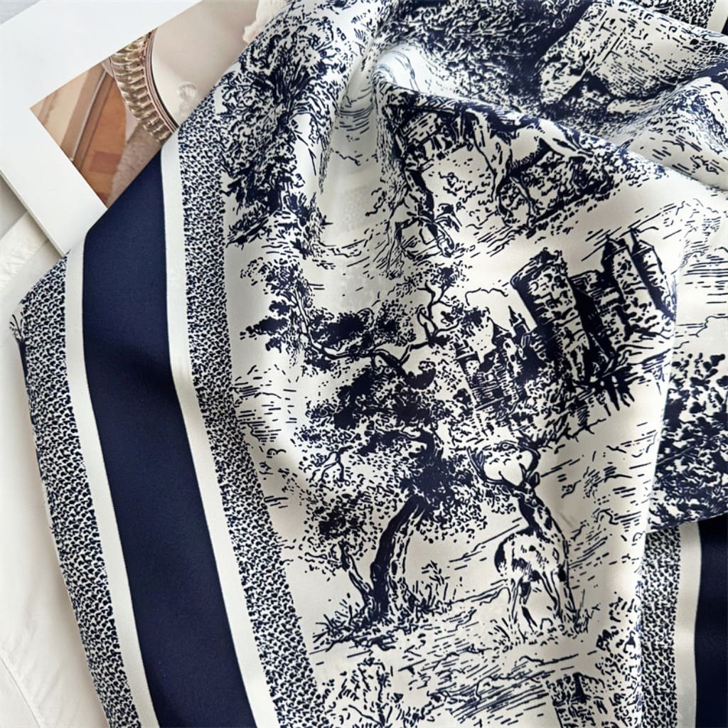 MaraSilk Pure Mulberry Silk Scarf - Square Twill MS369