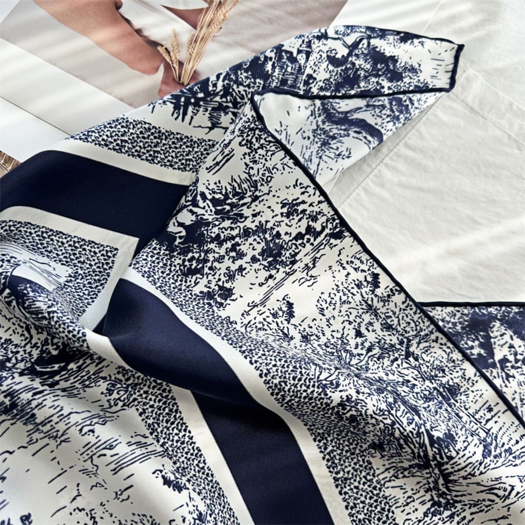 MaraSilk Pure Mulberry Silk Scarf - Square Twill MS369