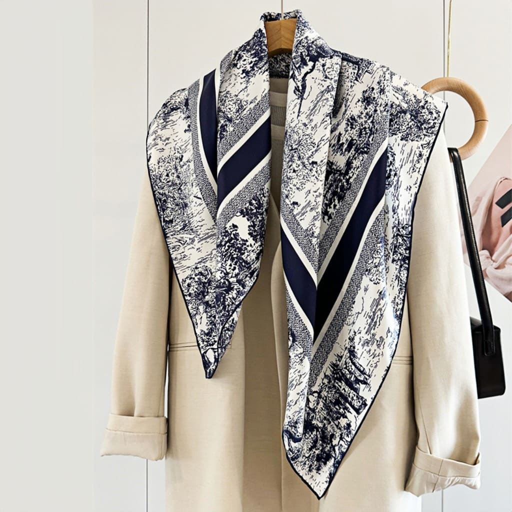 MaraSilk Pure Mulberry Silk Scarf - Square Twill MS369