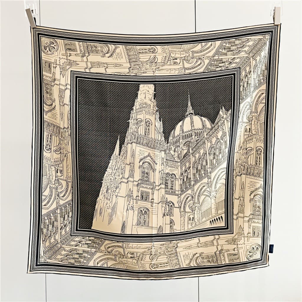 MaraSilk Pure Mulberry Silk Scarf - Square Twill MS371