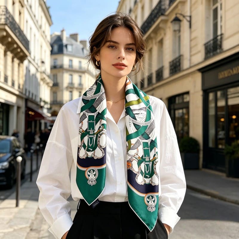 MaraSilk Pure Mulberry Silk Scarf - Square Twill MS372