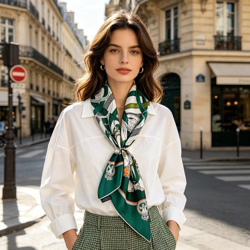 MaraSilk Pure Mulberry Silk Scarf - Square Twill MS372