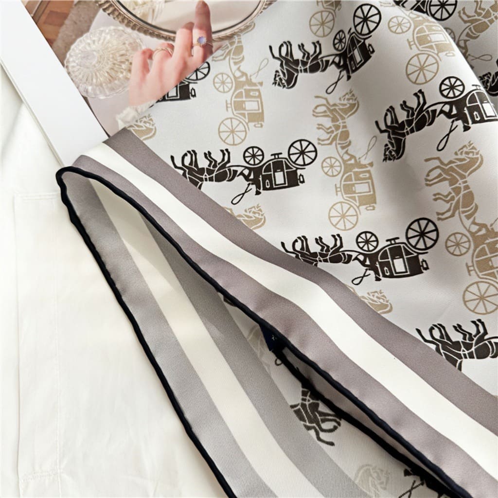 MaraSilk Pure Mulberry Silk Scarf - Square Twill MS373