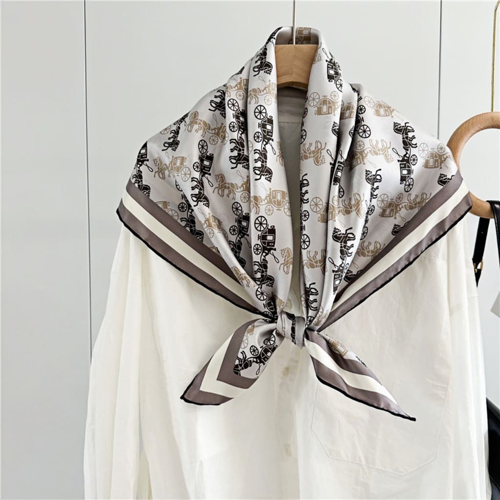 MaraSilk Pure Mulberry Silk Scarf - Square Twill MS373 34" x 34" MS37301