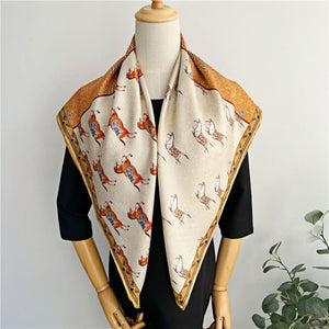 MaraSilk Pure Mulberry Silk Scarf - Square Twill MS374