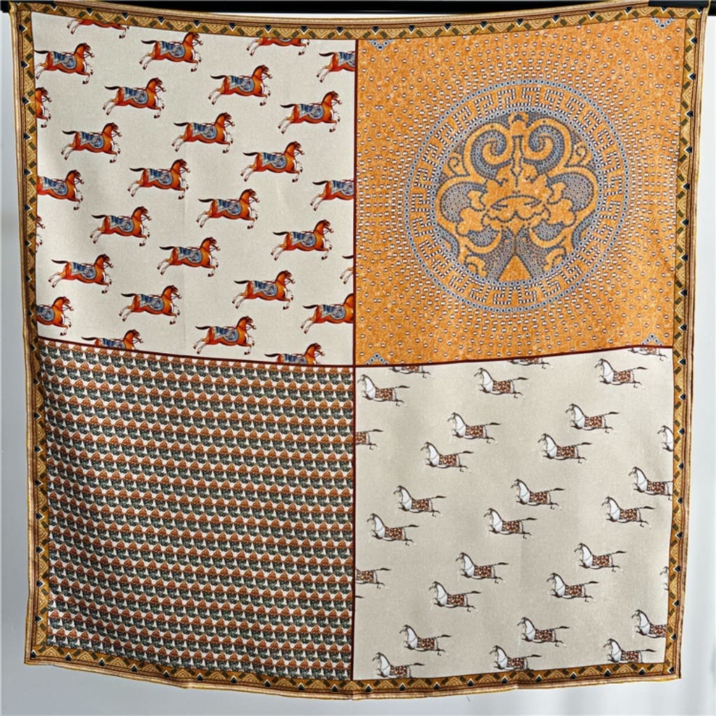 MaraSilk Pure Mulberry Silk Scarf - Square Twill MS374