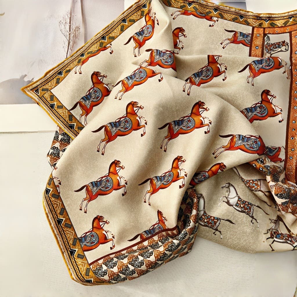 MaraSilk Pure Mulberry Silk Scarf - Square Twill MS374