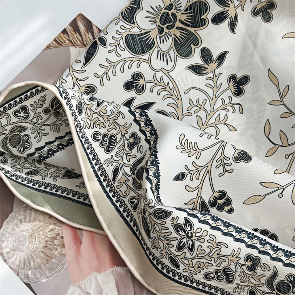 MaraSilk Pure Mulberry Silk Scarf - Square Twill MS375