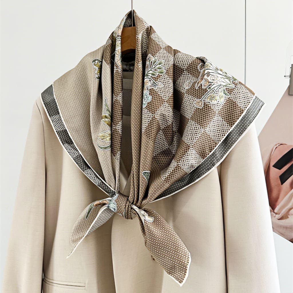 MaraSilk Pure Mulberry Silk Scarf - Square Twill MS375