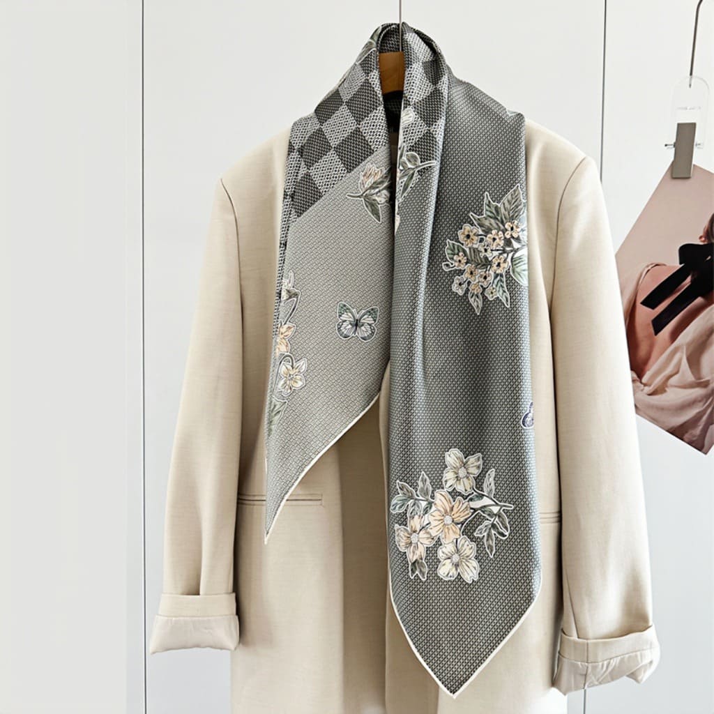 MaraSilk Pure Mulberry Silk Scarf - Square Twill MS375