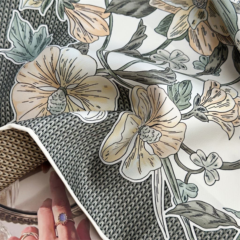 MaraSilk Pure Mulberry Silk Scarf - Square Twill MS375