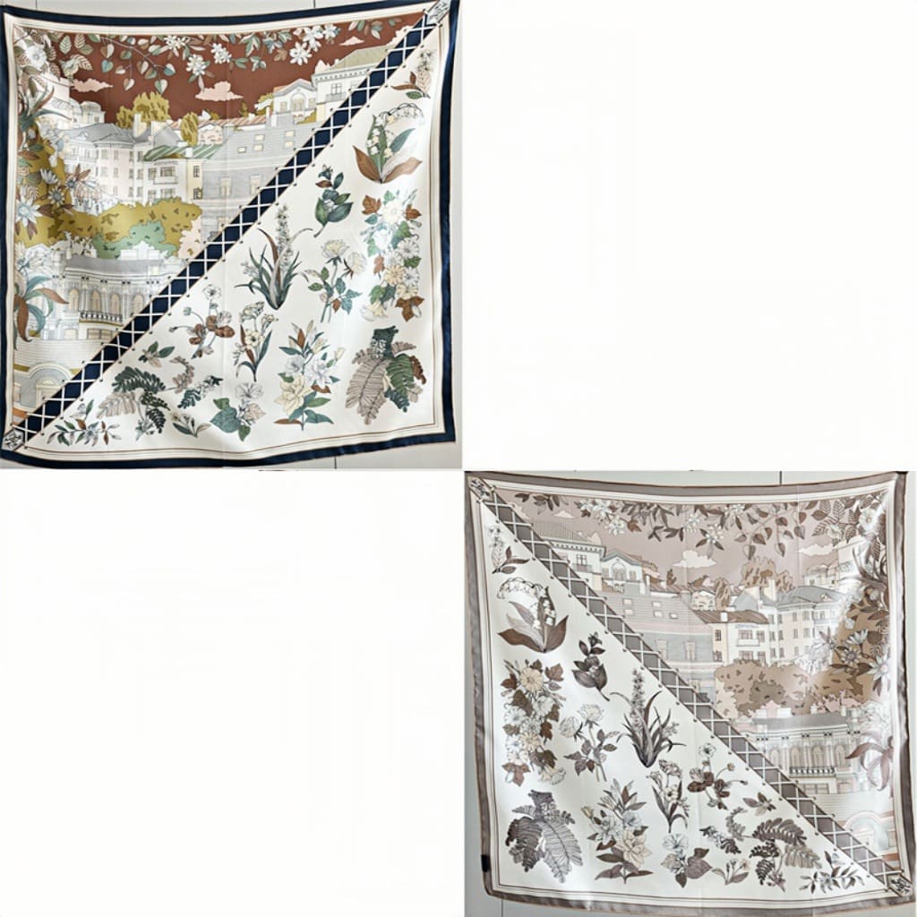 MaraSilk Pure Mulberry Silk Scarf - Square Twill MS375 34" x 34" MS37504