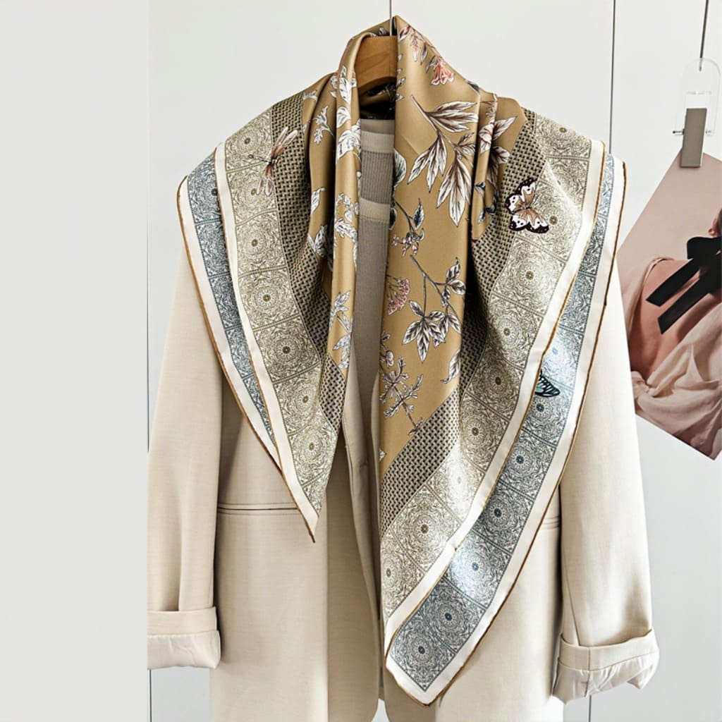 MaraSilk Pure Mulberry Silk Scarf - Square Twill MS375