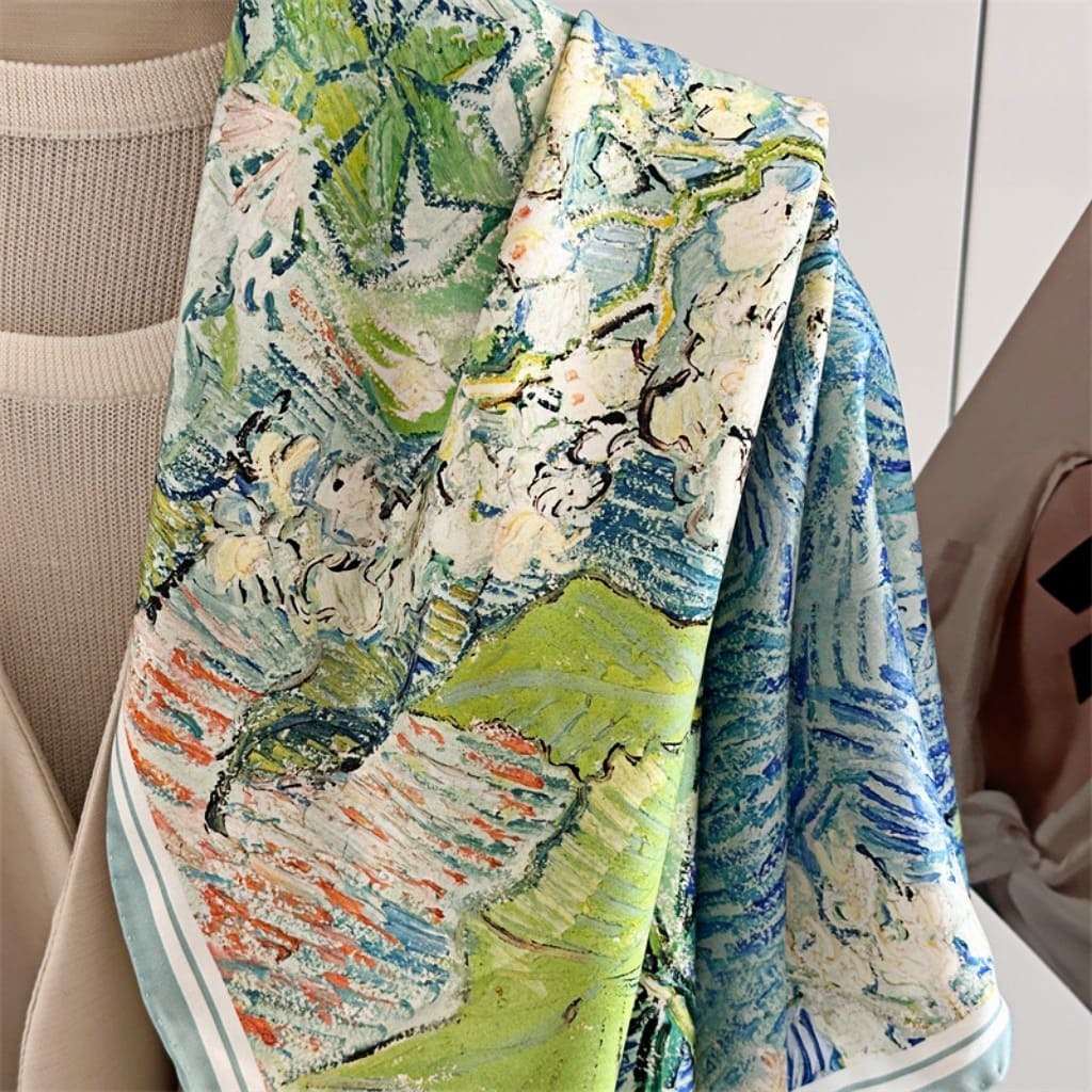 MaraSilk Pure Mulberry Silk Scarf - Square Twill MS375