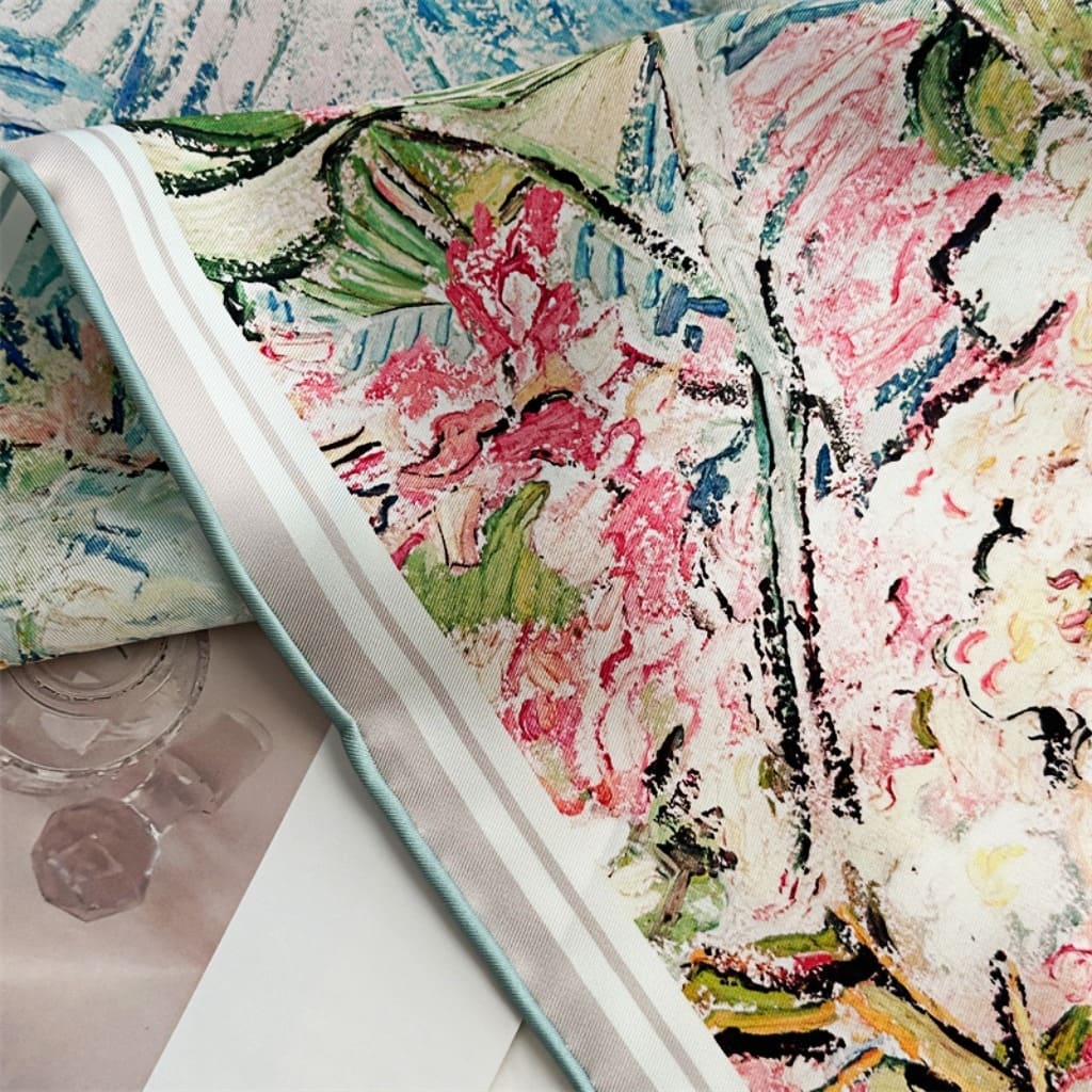 MaraSilk Pure Mulberry Silk Scarf - Square Twill MS375