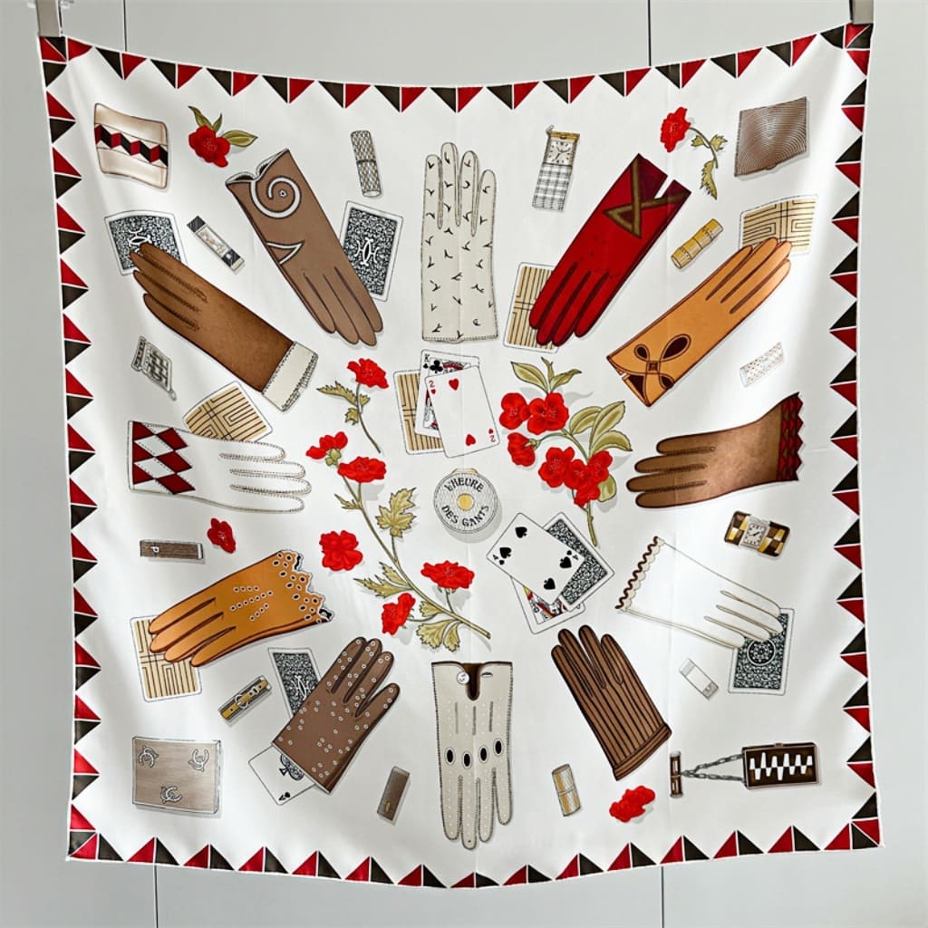 MaraSilk Pure Mulberry Silk Scarf - Square Twill MS376 34" x 34" MS37602