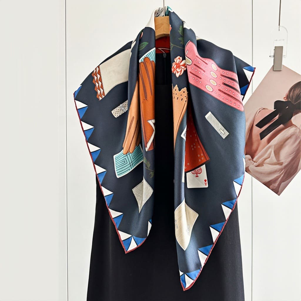 MaraSilk Pure Mulberry Silk Scarf - Square Twill MS376