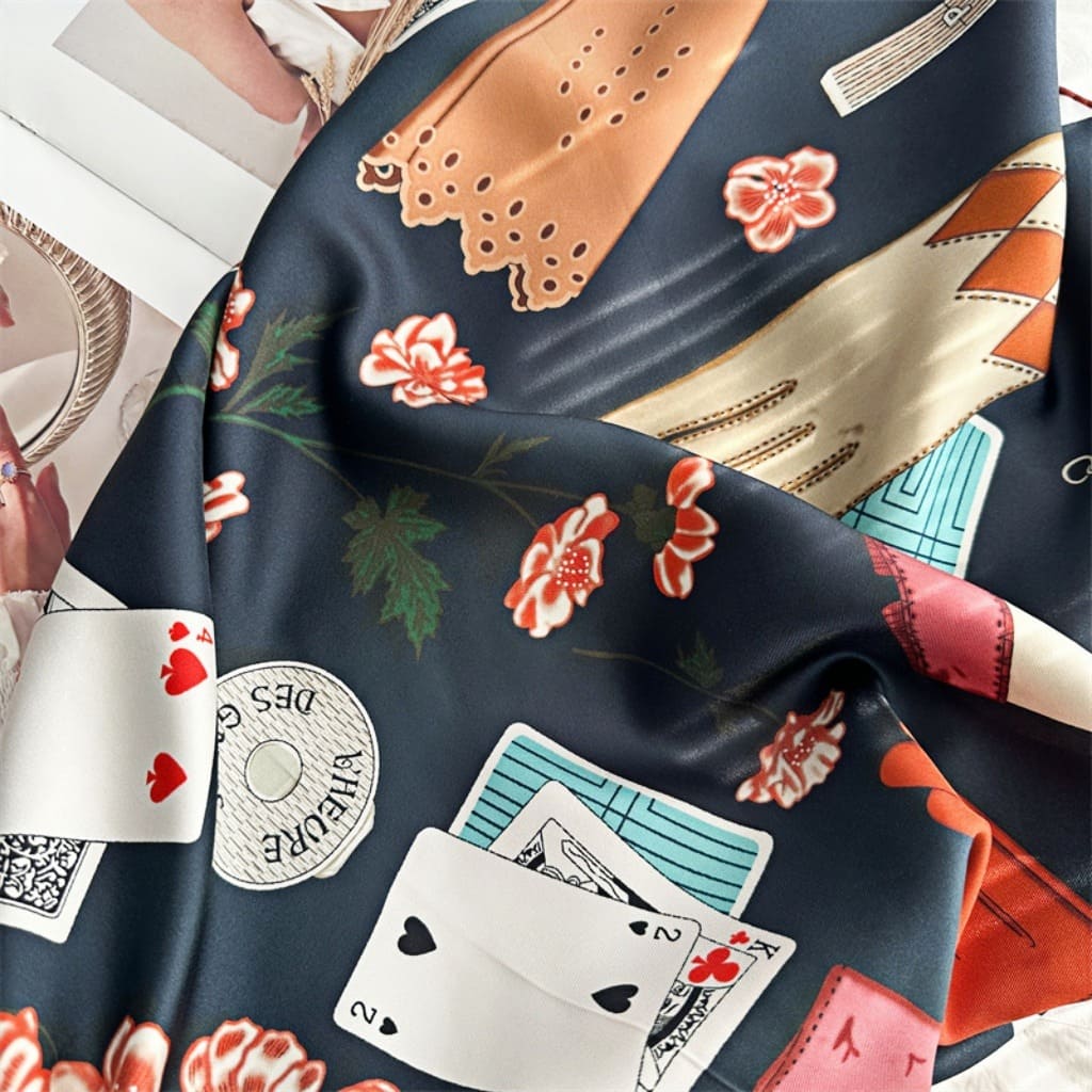 MaraSilk Pure Mulberry Silk Scarf - Square Twill MS376