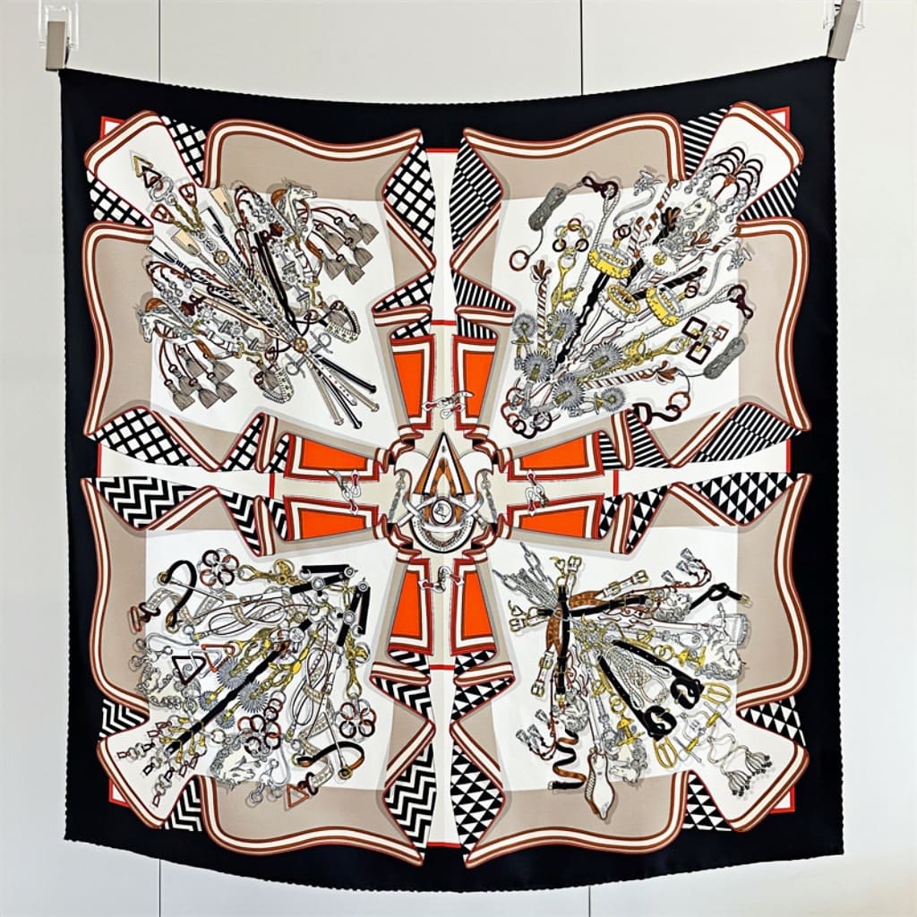 MaraSilk Pure Mulberry Silk Scarf - Square Twill MS377 34" x 34" MS37702