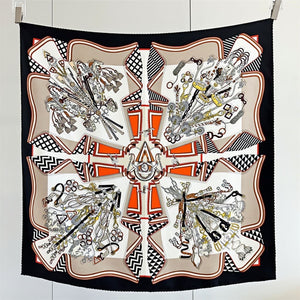 MaraSilk Pure Mulberry Silk Scarf - Square Twill MS377 34" x 34" MS37702