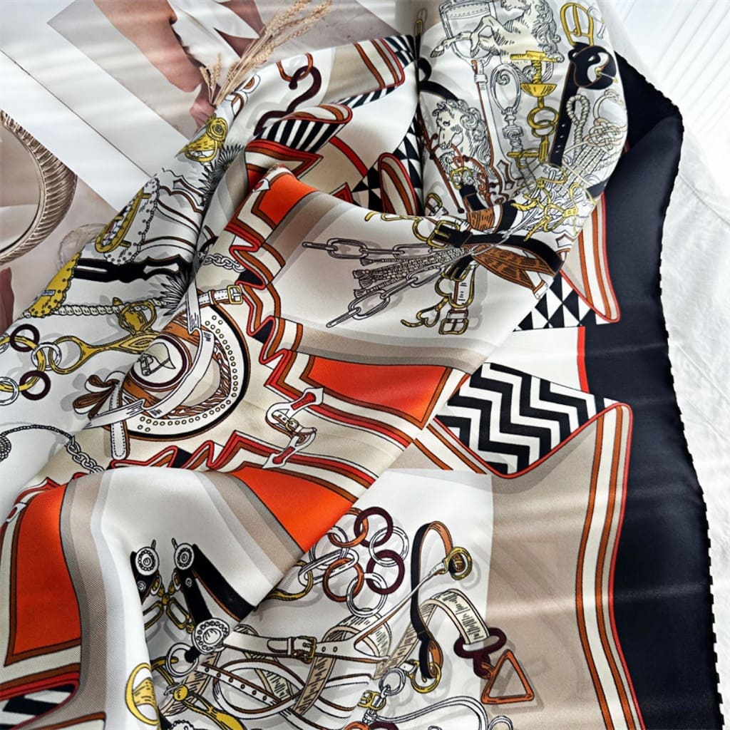 MaraSilk Pure Mulberry Silk Scarf - Square Twill MS377