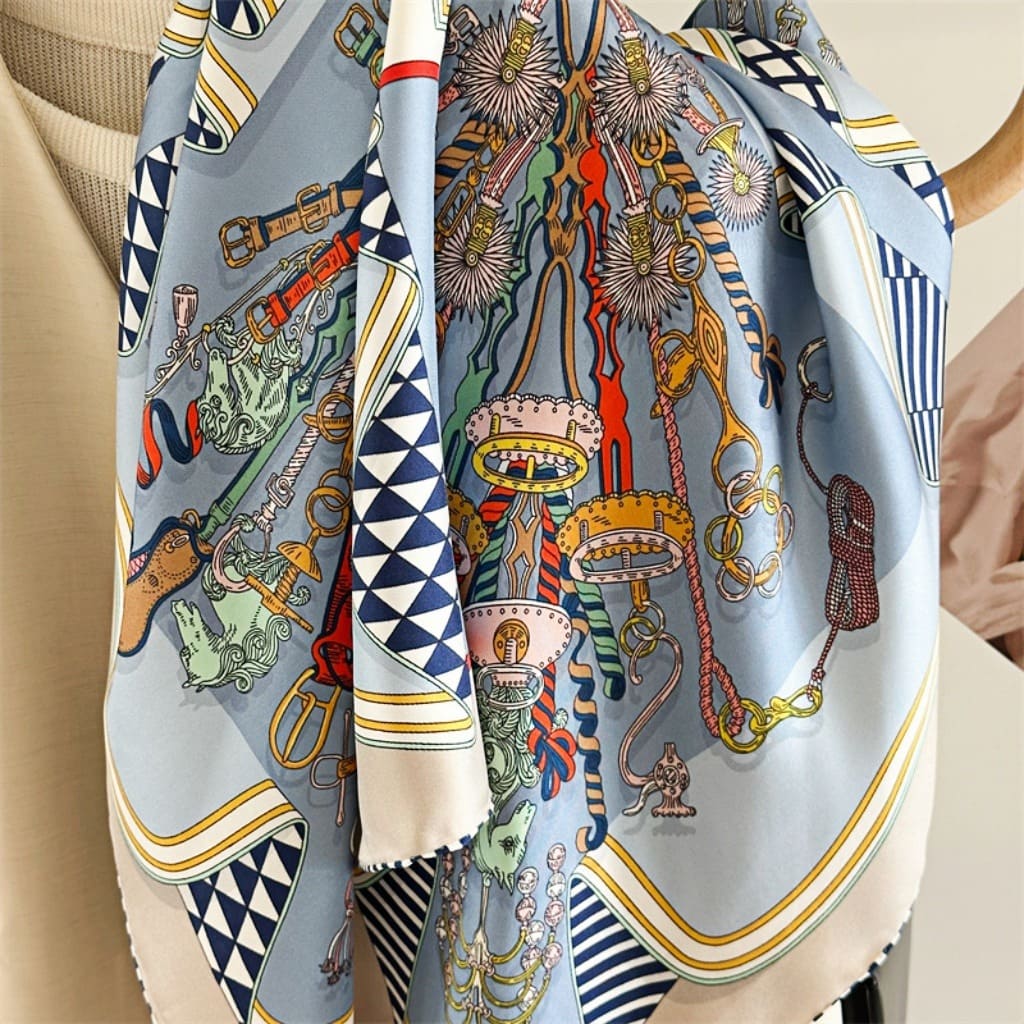 MaraSilk Pure Mulberry Silk Scarf - Square Twill MS377