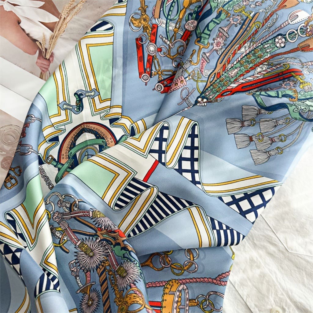 MaraSilk Pure Mulberry Silk Scarf - Square Twill MS377