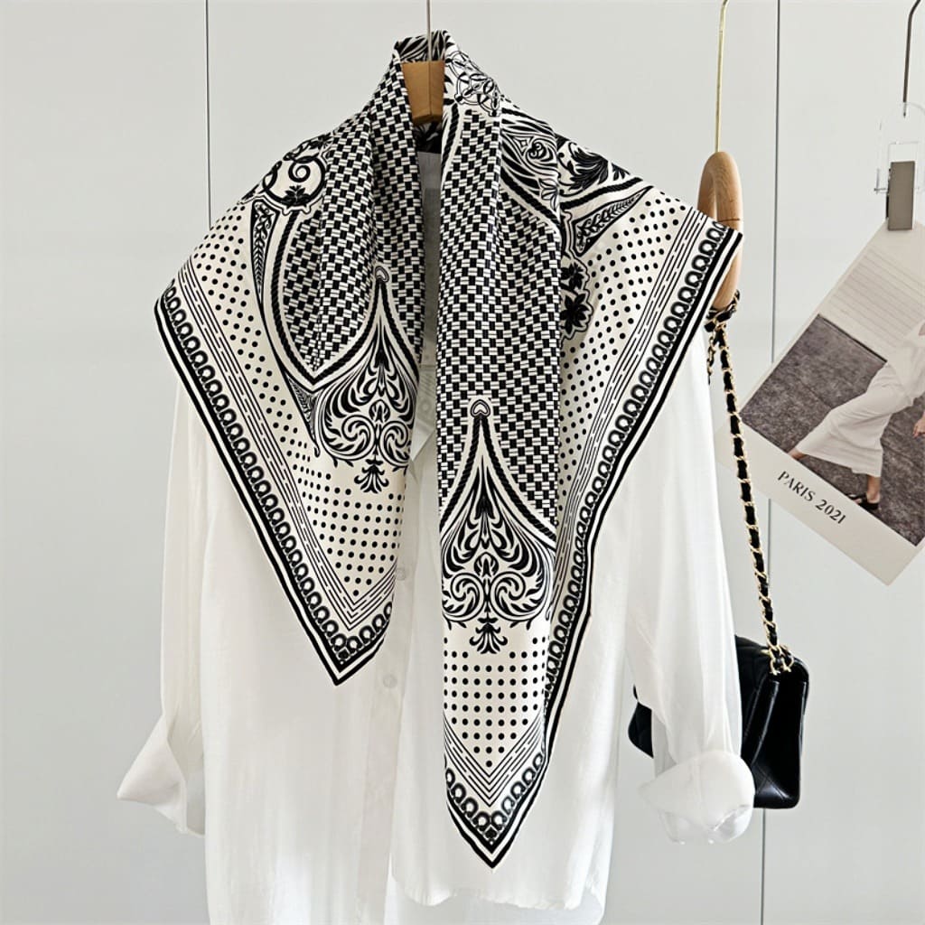 MaraSilk Pure Mulberry Silk Scarf - Square Twill MS378