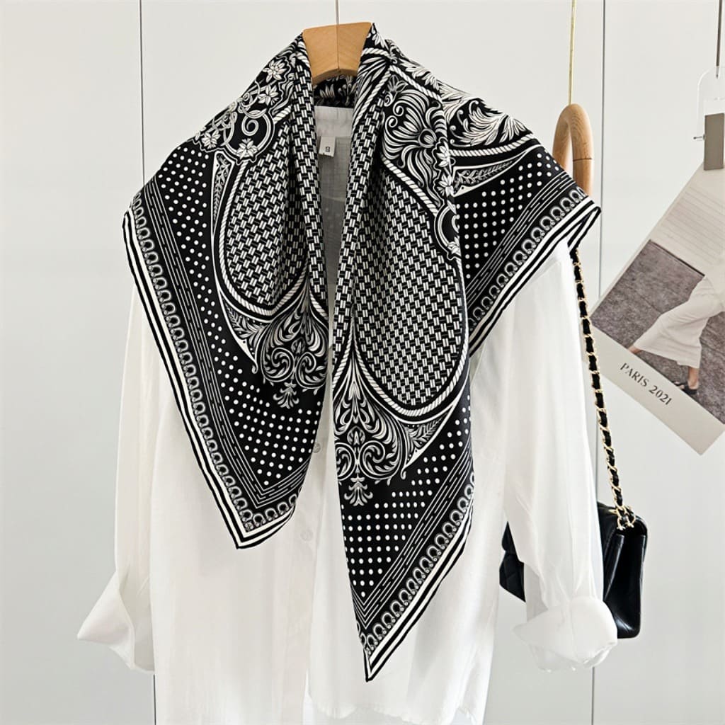 MaraSilk Pure Mulberry Silk Scarf - Square Twill MS378