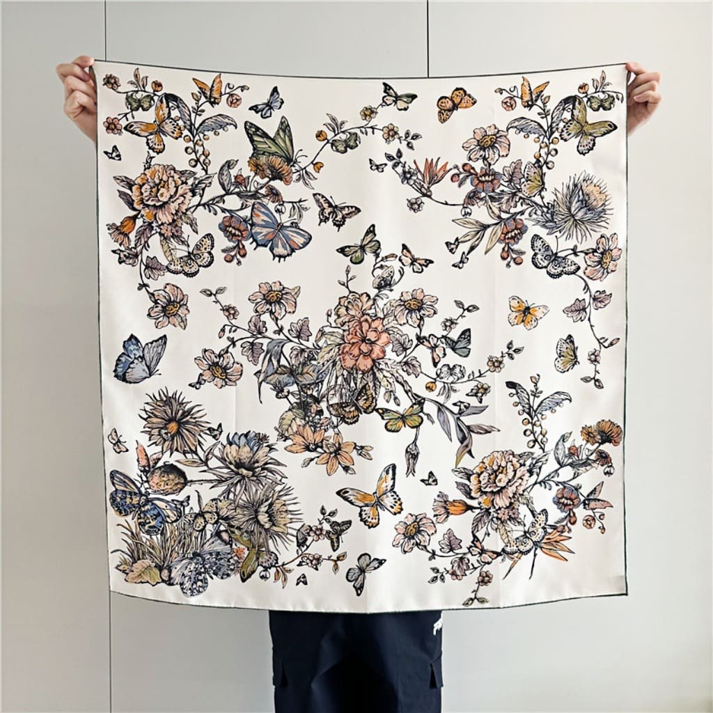 MaraSilk Pure Mulberry Silk Scarf - Square Twill MS379 34" x 34" MS37901