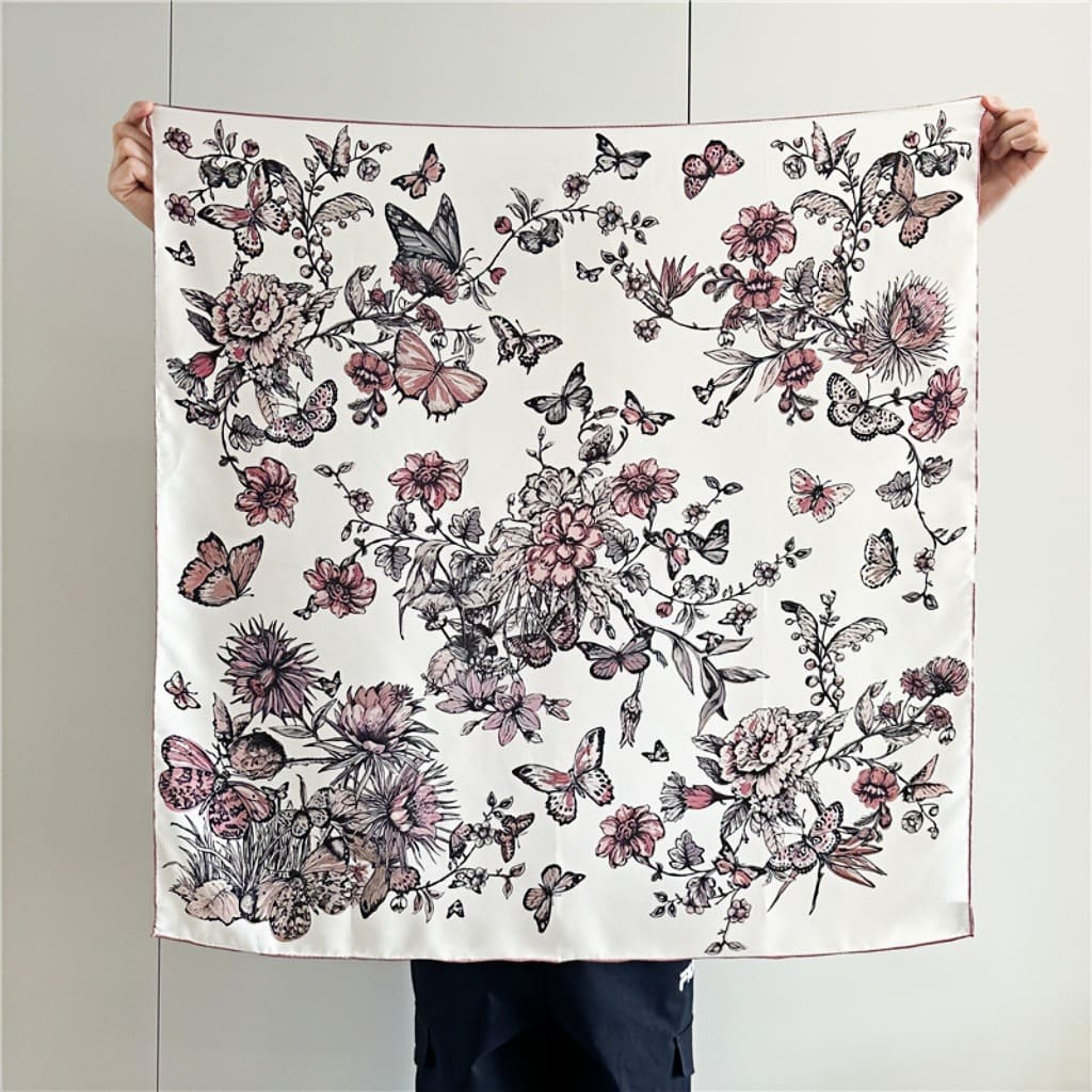 MaraSilk Pure Mulberry Silk Scarf - Square Twill MS379 34" x 34" MS37902