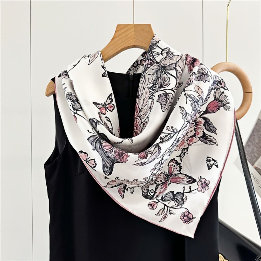 MaraSilk Pure Mulberry Silk Scarf - Square Twill MS379