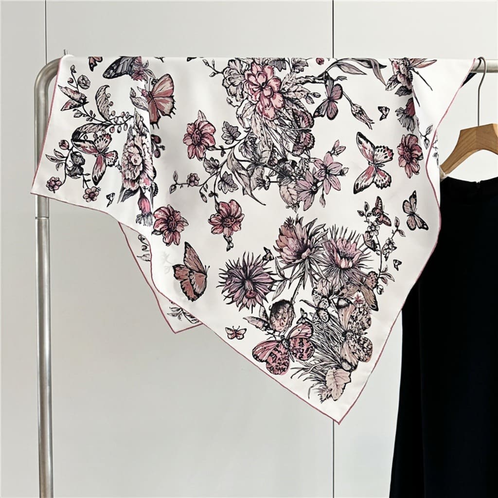 MaraSilk Pure Mulberry Silk Scarf - Square Twill MS379