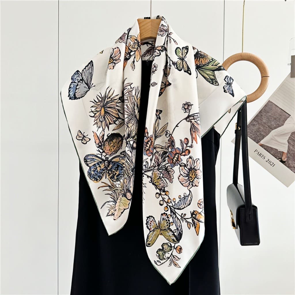 MaraSilk Pure Mulberry Silk Scarf - Square Twill MS379