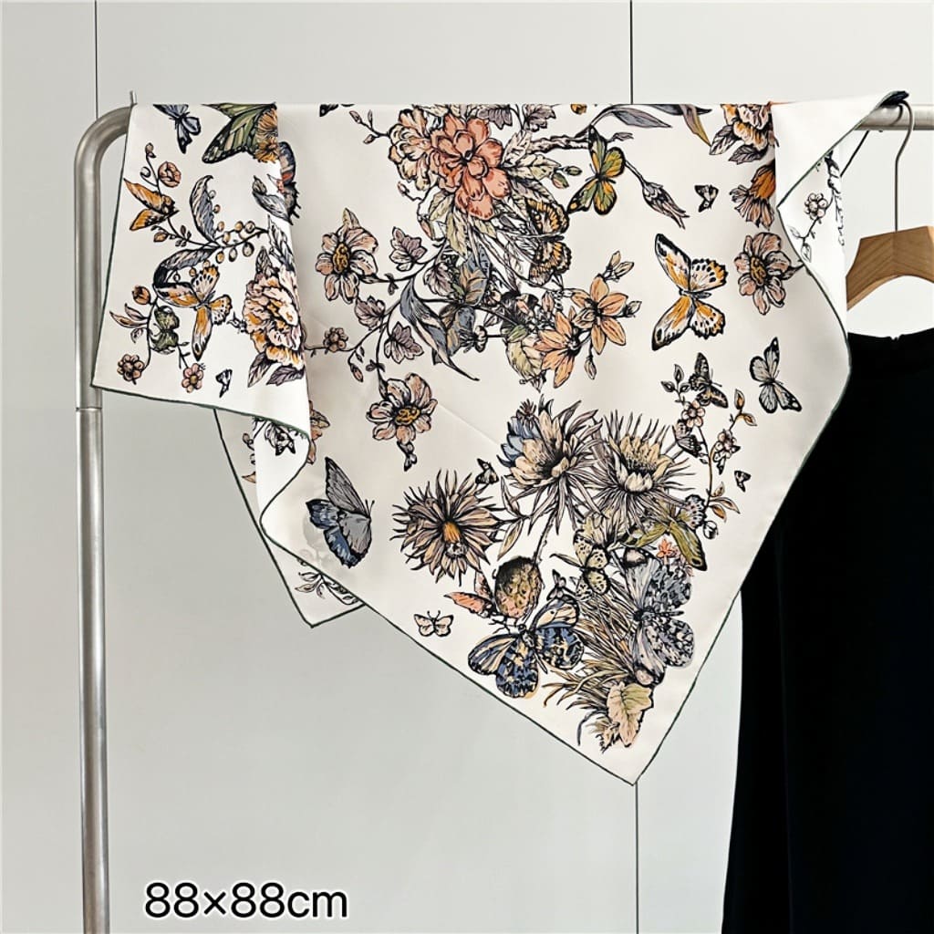 MaraSilk Pure Mulberry Silk Scarf - Square Twill MS379